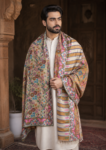 Double-Sided Kani Work Pashmina Shawl – Handwoven Floral Reversible Kashmiri Shawl
